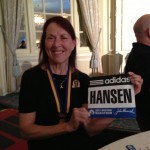 Jacqueline's new bib number