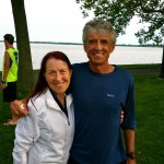 Jacqueline with Frank Shorter