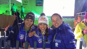 Jessica Jerome, Sarah Hendrickson and Lindsey Van