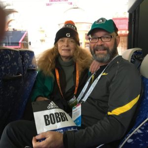 Bobbi - John P - on bus